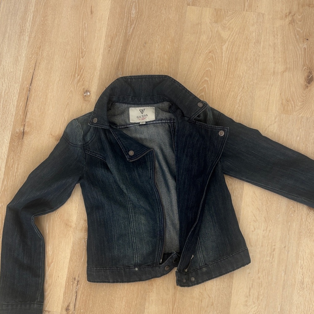 Guess Women’s Dark Denim Jacket